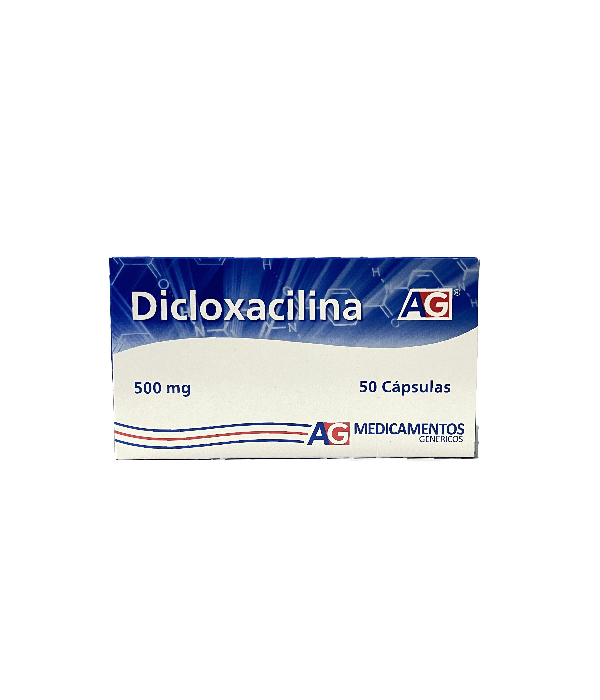 DICLOXACILINA AG 500 MG CAJA X 50 CAPSULAS 